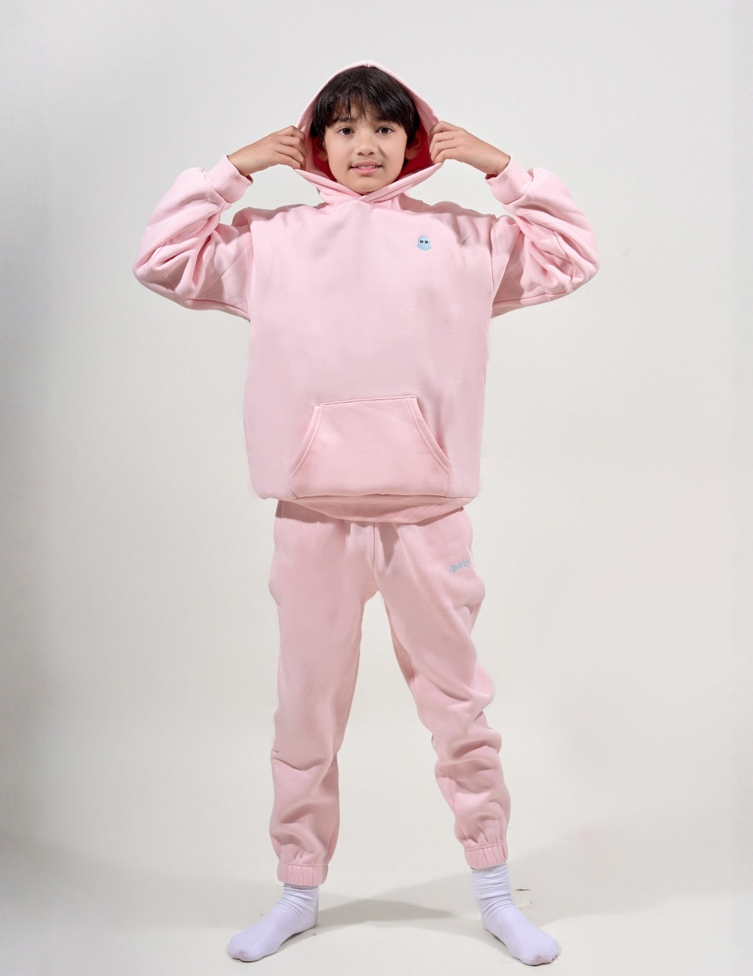 ClassicKidsHoodieBabyPink #Colour_Baby Pink
