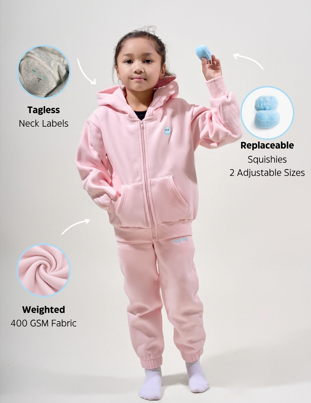 ClassicKidsZipBabyPink #Colour_Baby Pink