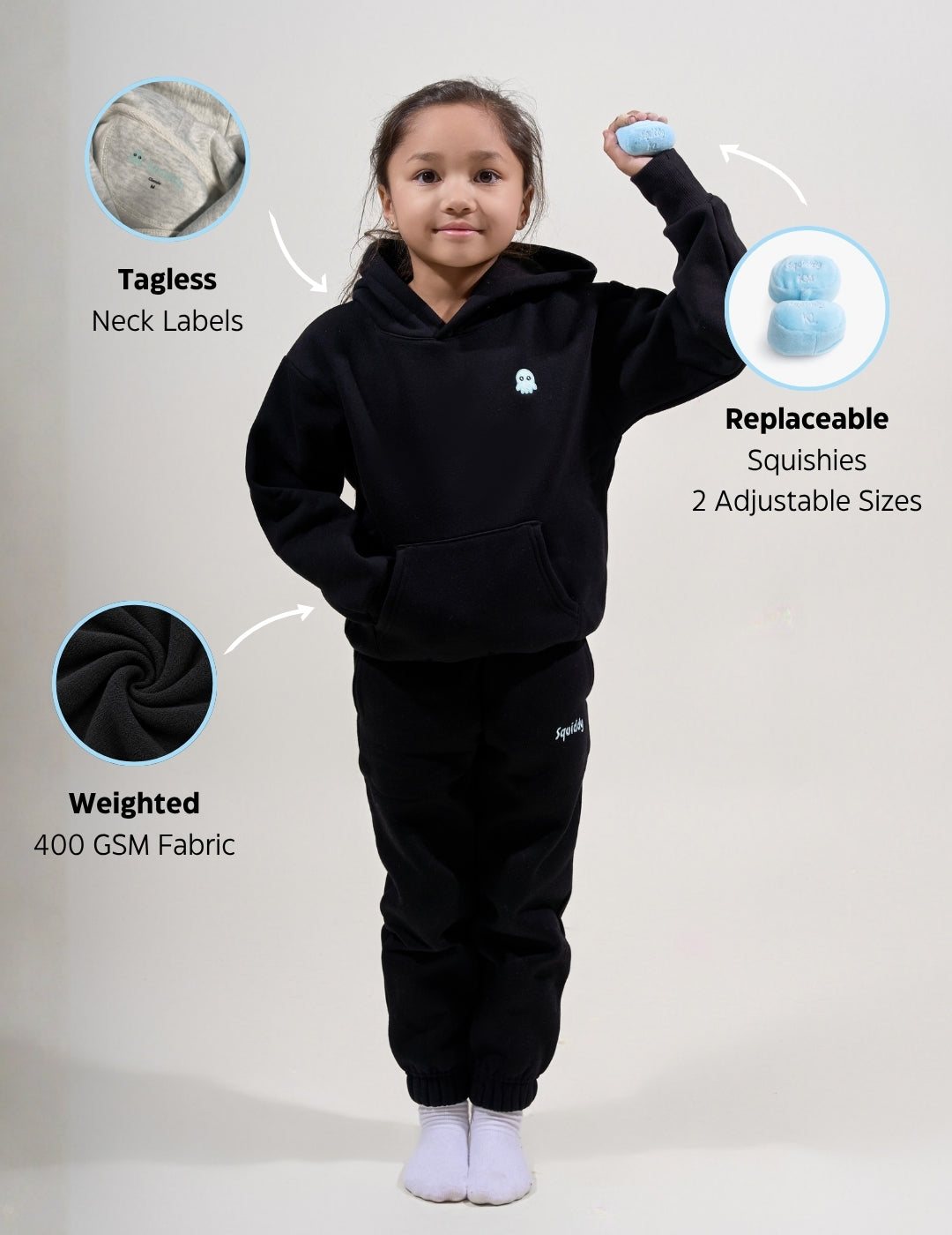 ClassicKidsHoodieBlack #Colour_Black