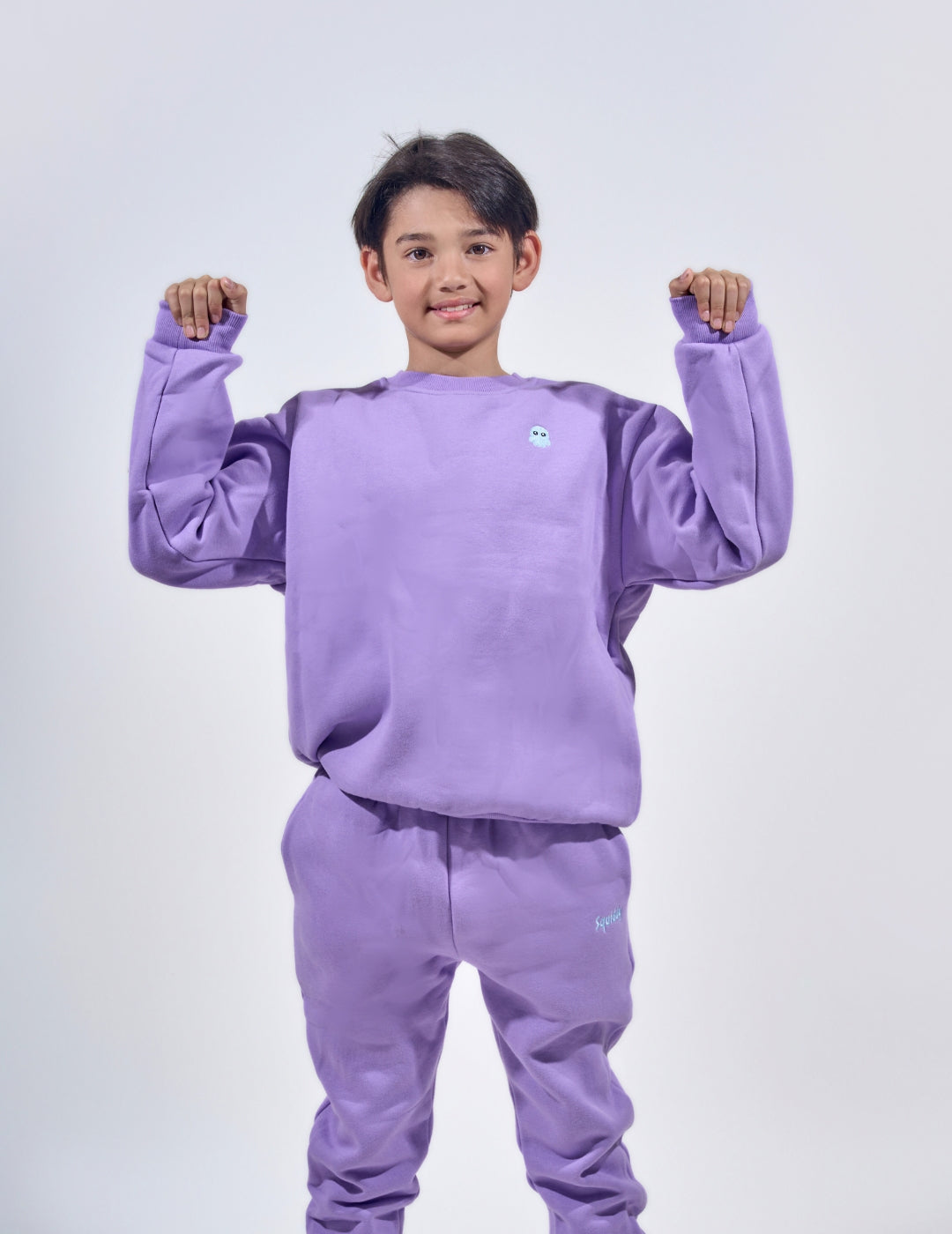 ClassicKidsCrewneckLavenderPurple2