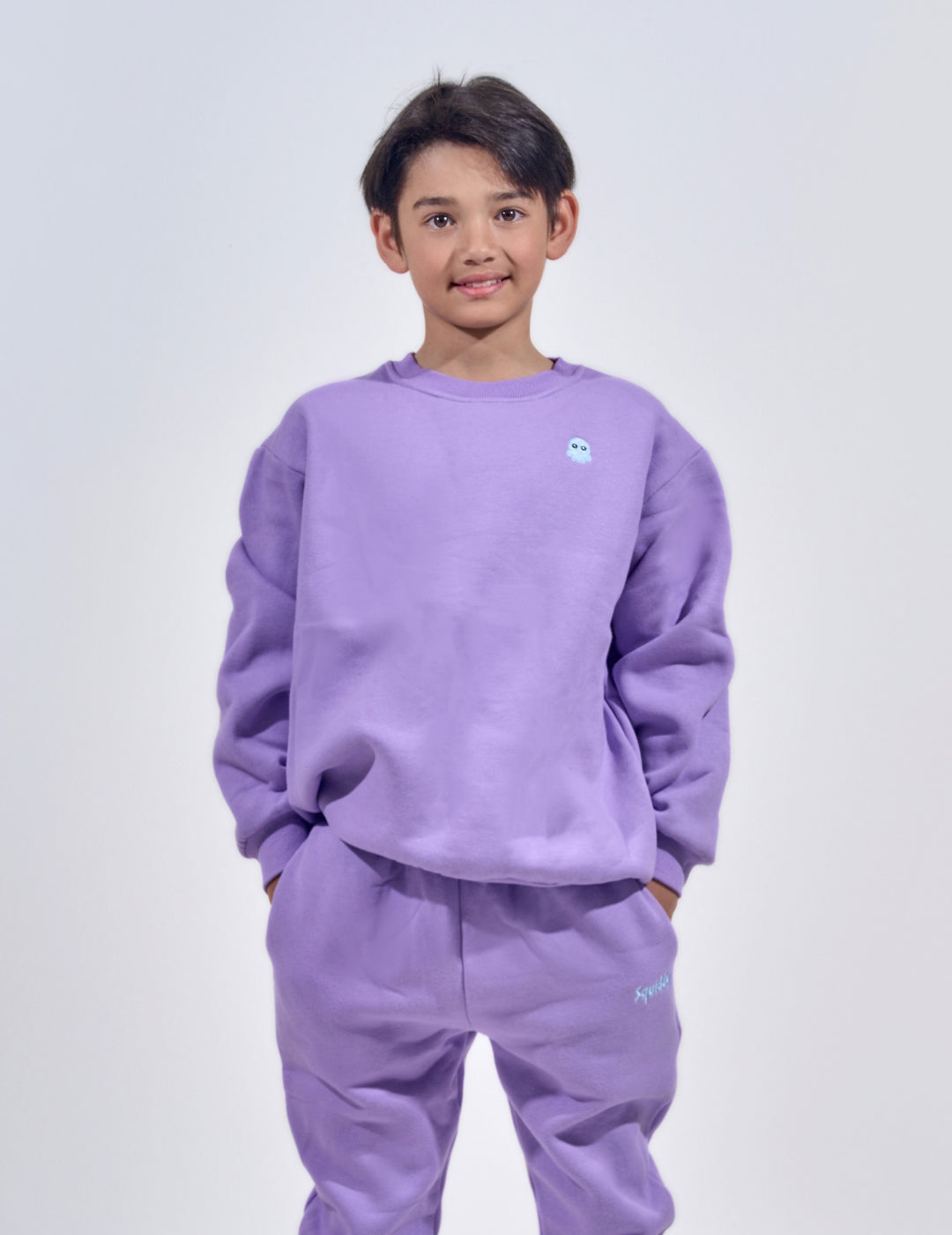 ClassicKidsCrewneckLavenderPurple3