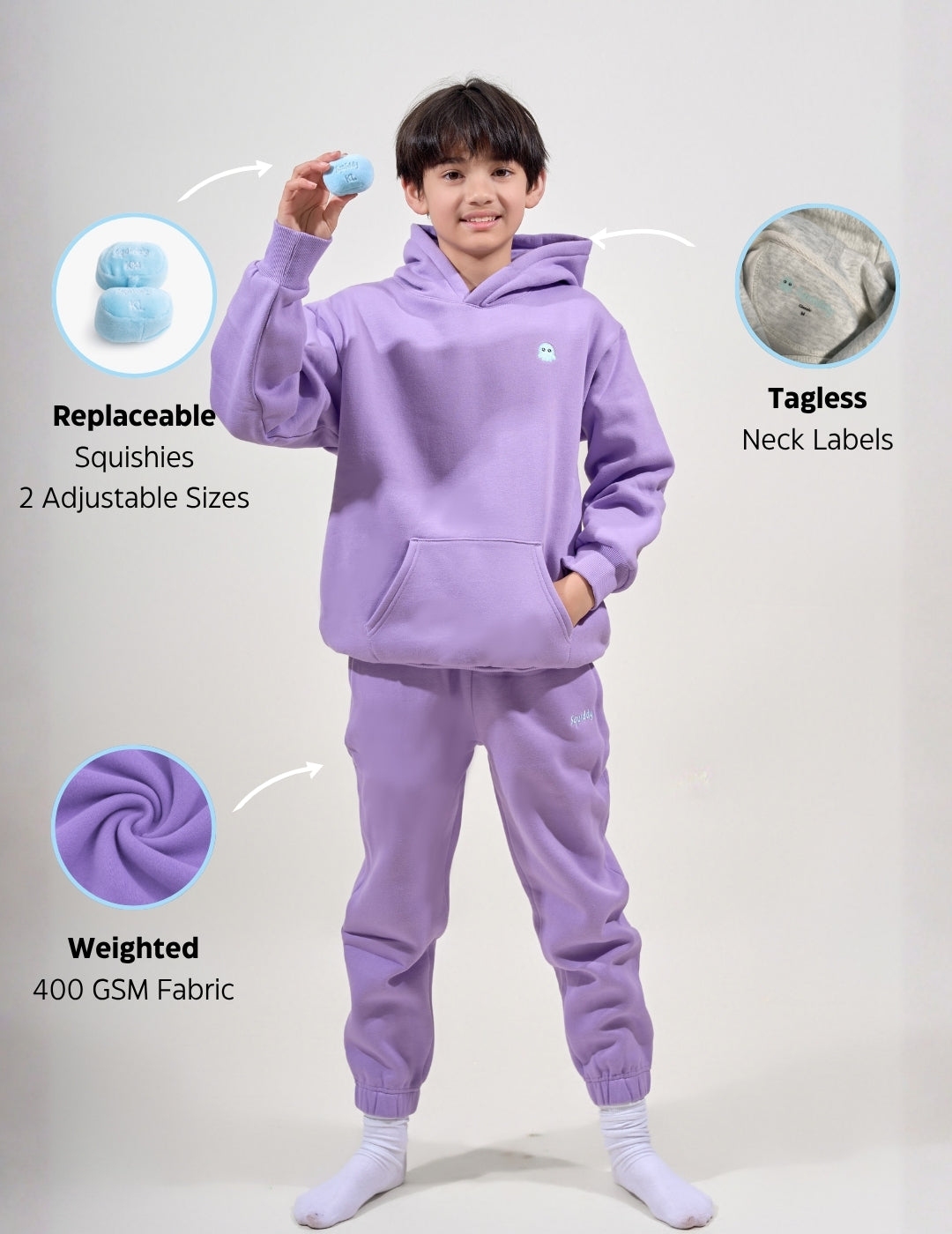 ClassicKidsHoodieLavenderPurple #Colour_Lavender Purple