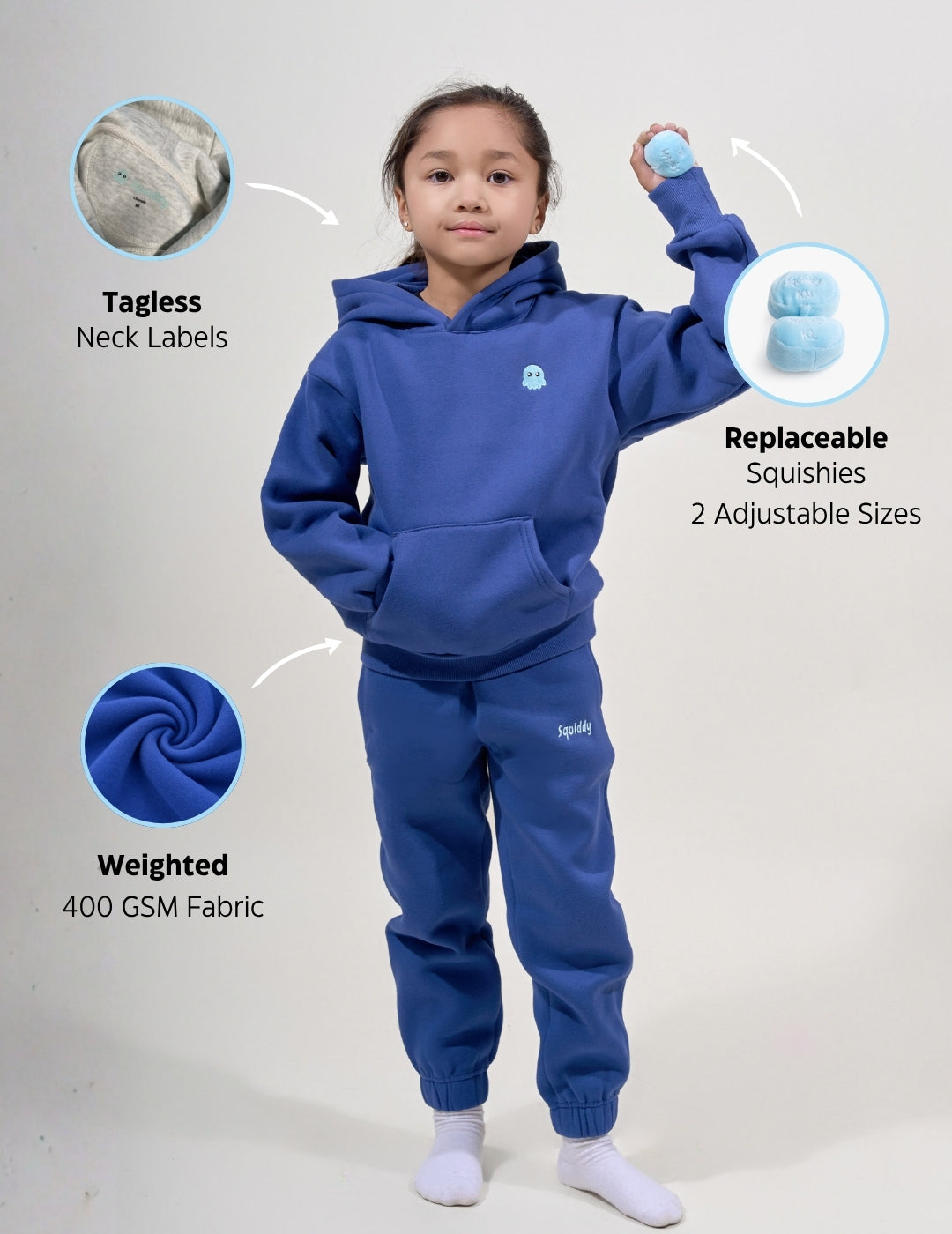 ClassicKidsHoodieNavyBlue #Colour_Navy Blue