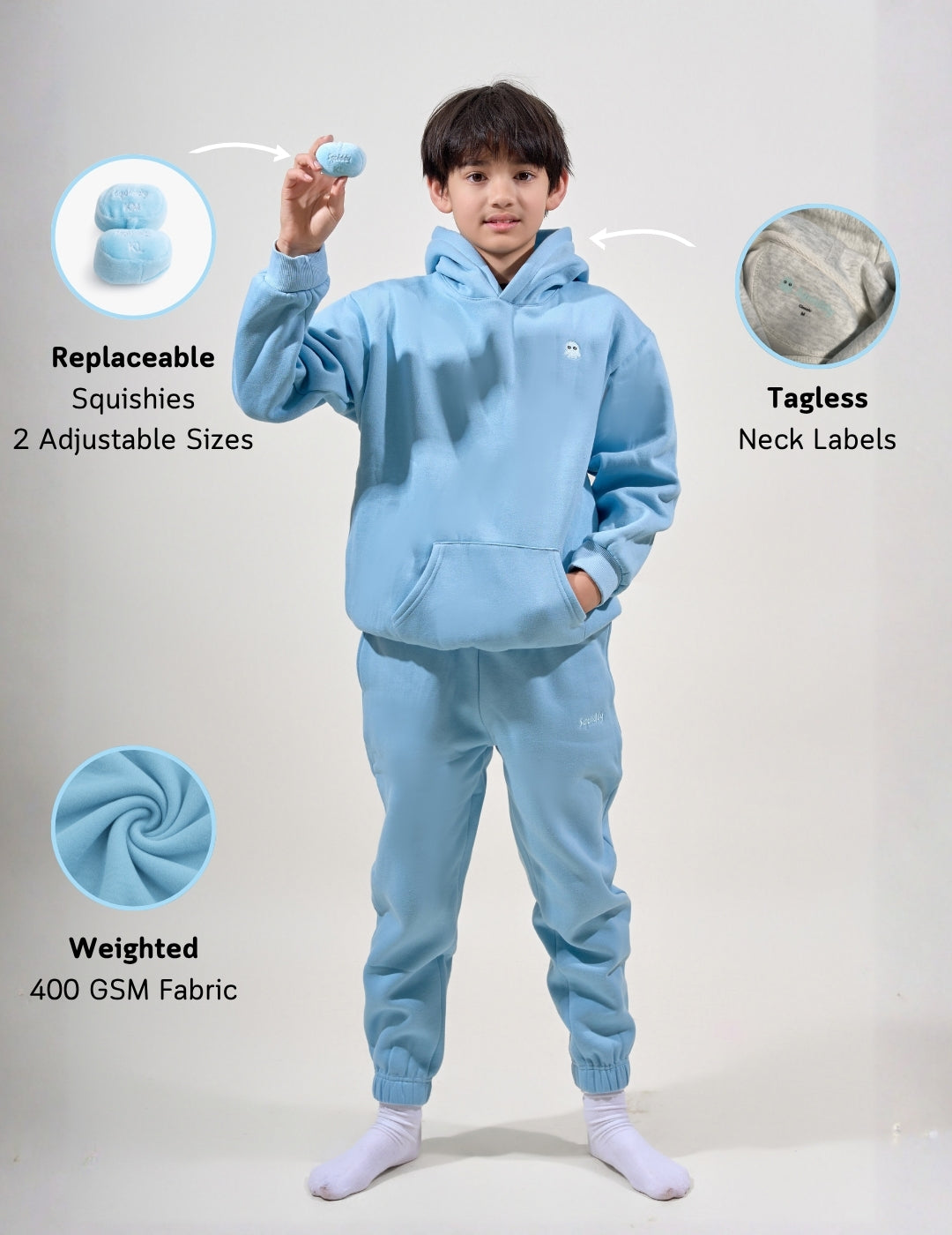 ClassicKidsHoodieSkyBlue #Colour_Sky Blue
