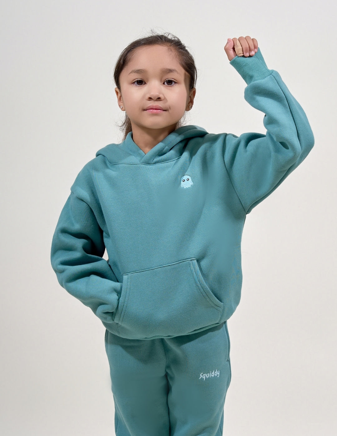ClassicKidsHoodieTealGreen #Colour_Teal Green