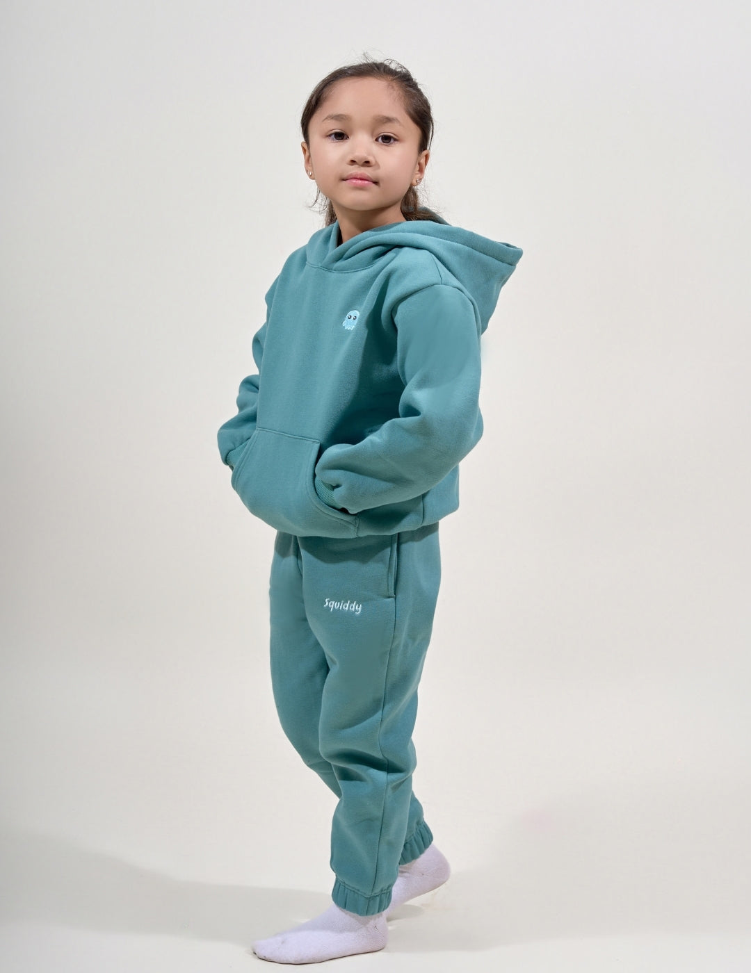 ClassicKidsHoodieTealGreen #Colour_Teal Green