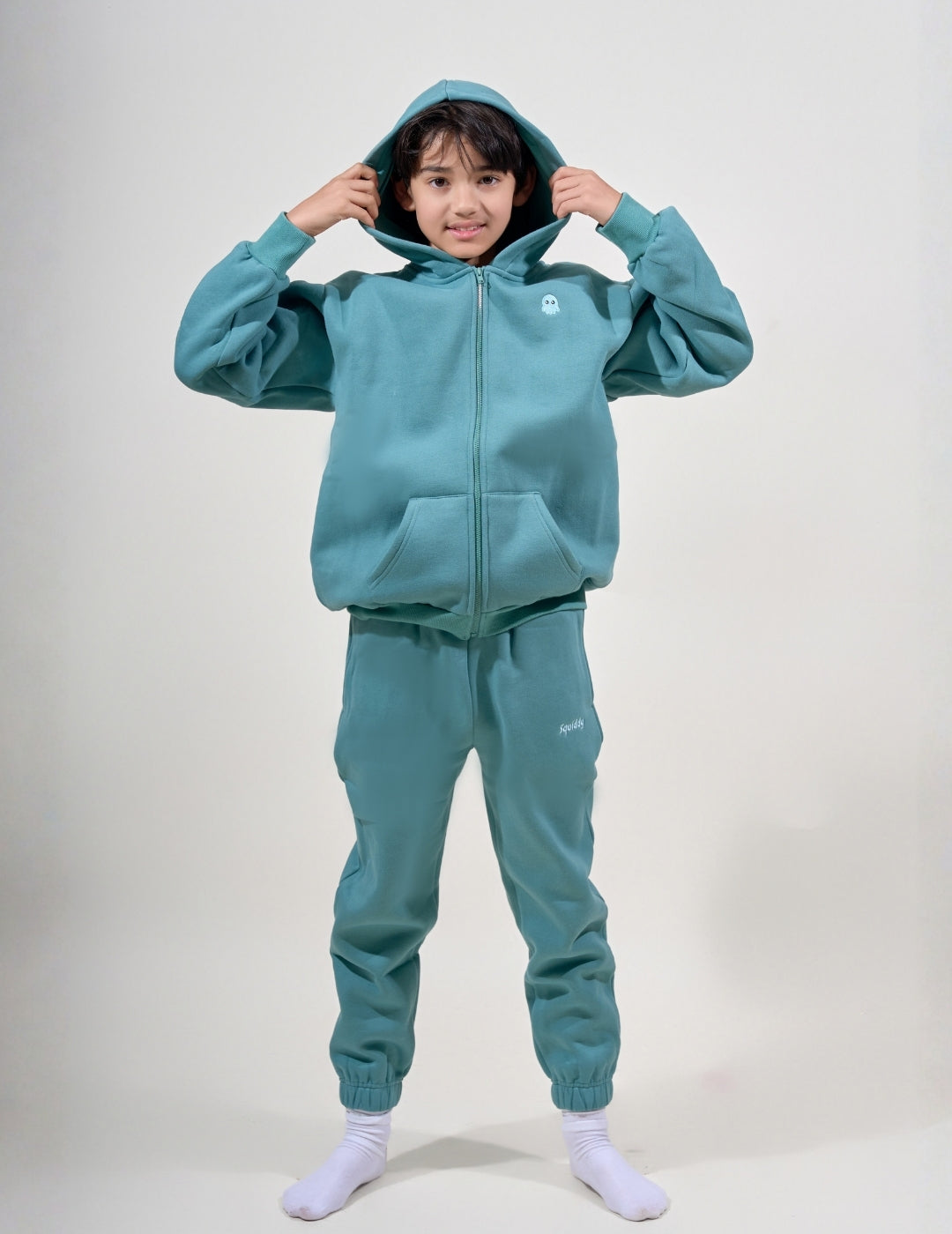 ClassicKidsZipTealGreen #Colour_Teal Green
