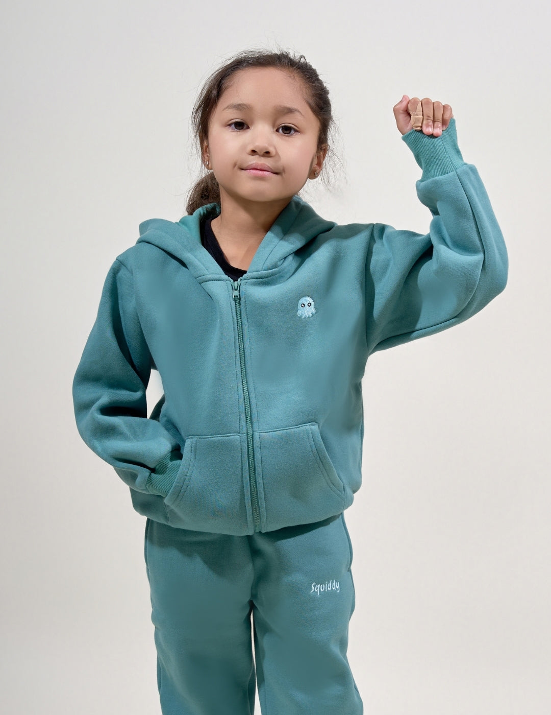 ClassicKidsZipTealGreen #Colour_Teal Green
