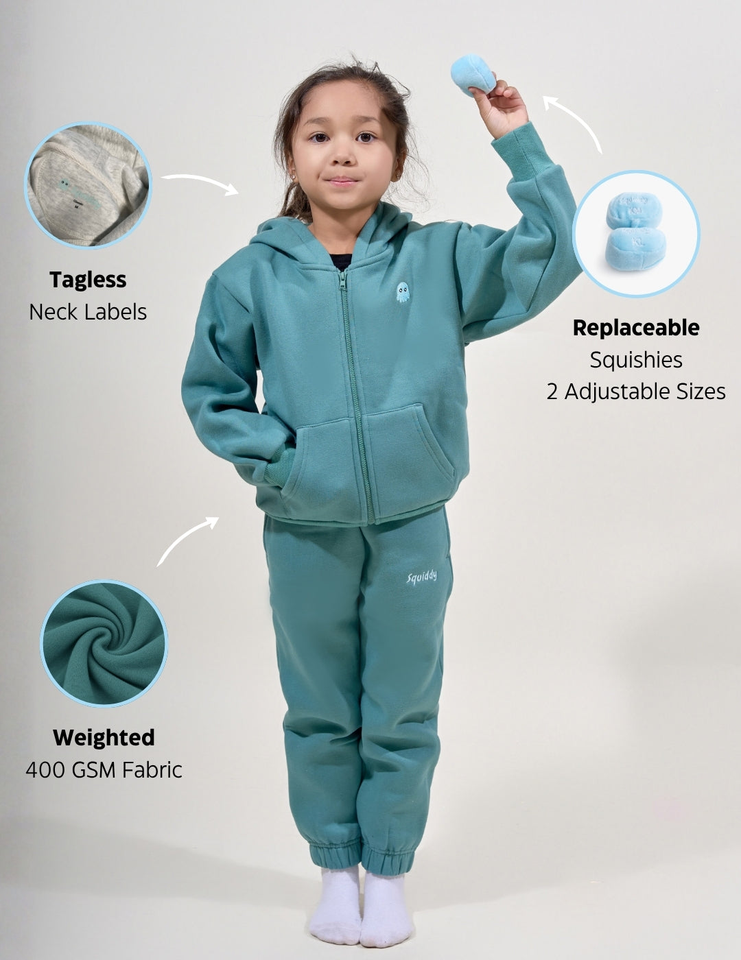 ClassicKidsZipTealGreen #Colour_Teal Green