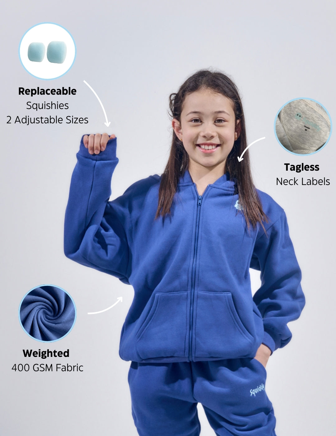 ClassicKidsZipNavyBlue #Colour_Navy Blue