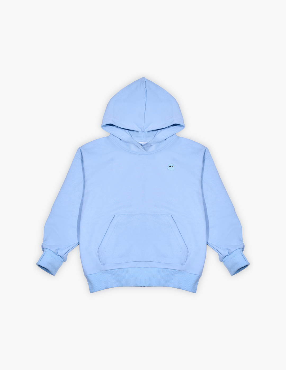 Essential Kid Hoodie BabyBlue Flat #Colour_Baby Blue