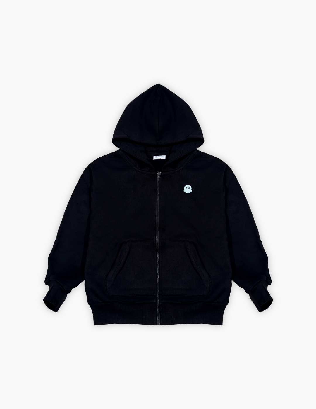 The Essential Kids Squiddy Zip Hoodie-Zip Hoodie-Squiddy #Colour_Black