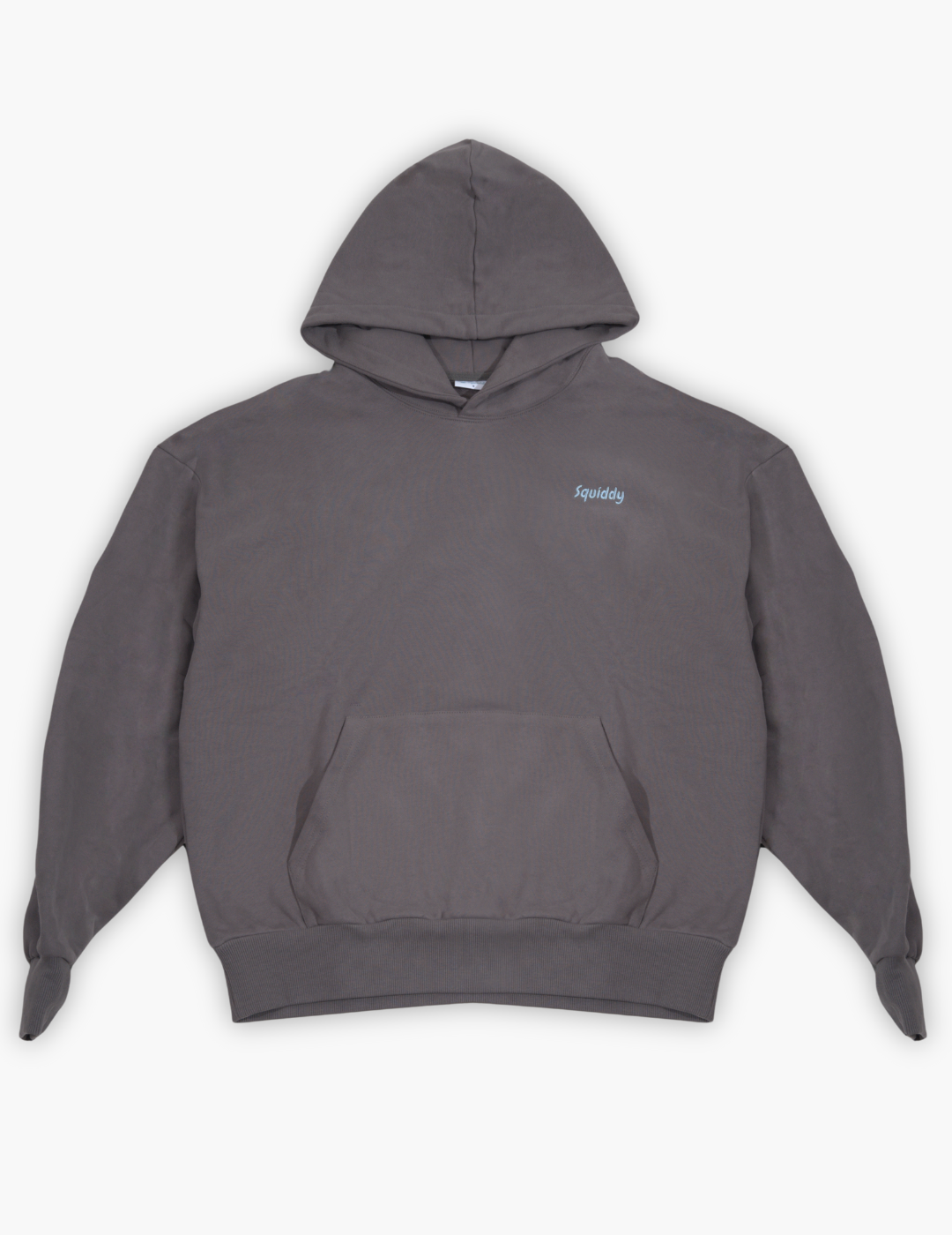 Signature Squiddy Hoodie in Steel Grey- Weight Hoodie with built-in squishies in the cuffs for stress and anxiety