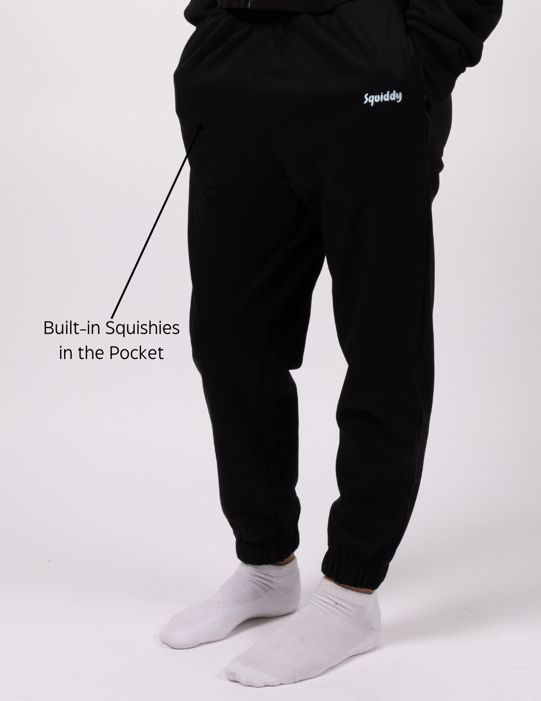 SquiddyEssentialsSweatpantsBlack