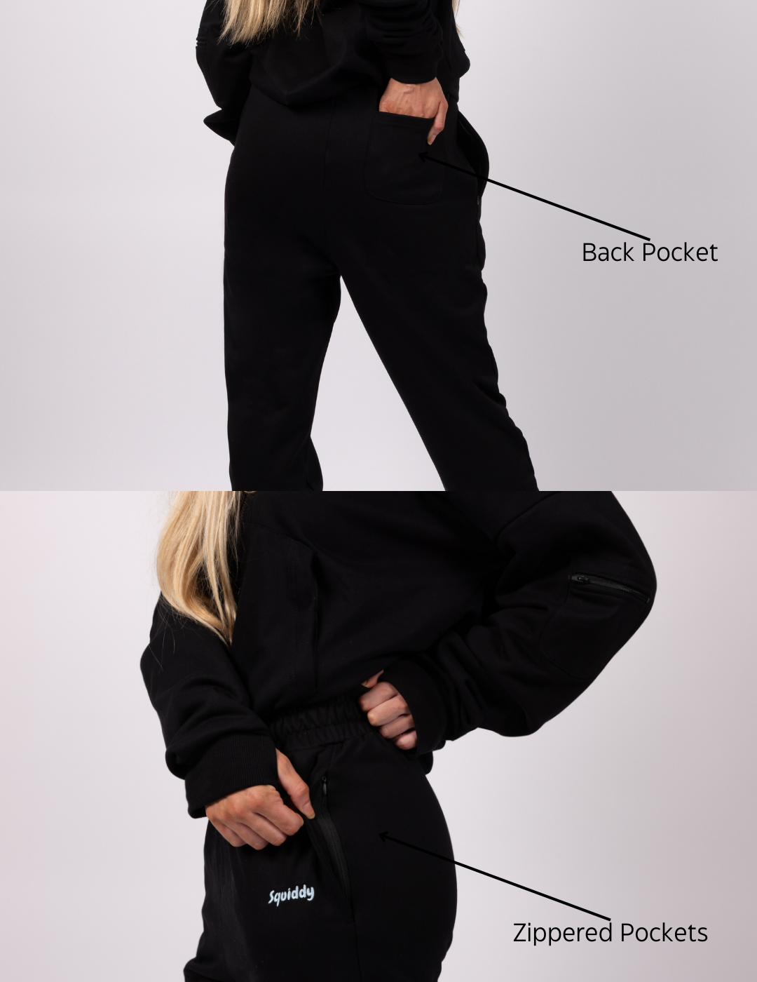 SquiddyEssentialsSweatpantsBlack