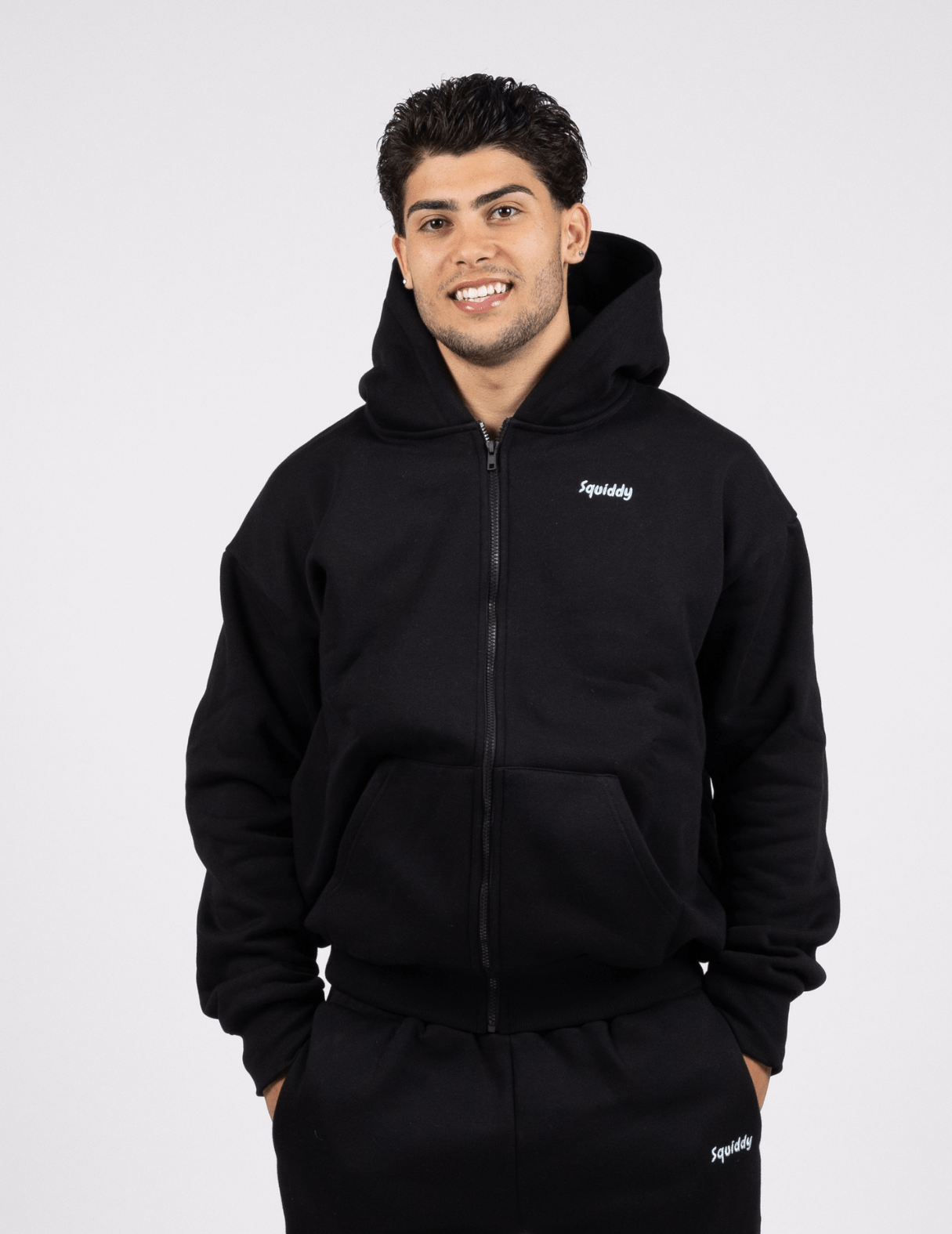 “Squiddy” Classic Zip Hoodie - Squiddy - WeightedHoodiesWeightedSweatpantsWithBuiltinSquishies