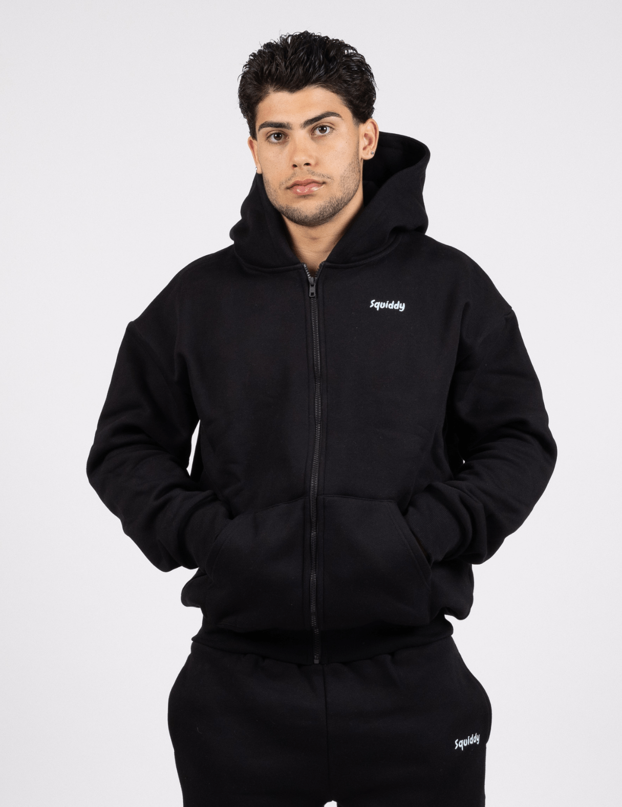 “Squiddy” Classic Zip Hoodie - Squiddy - WeightedHoodiesWeightedSweatpantsWithBuiltinSquishies