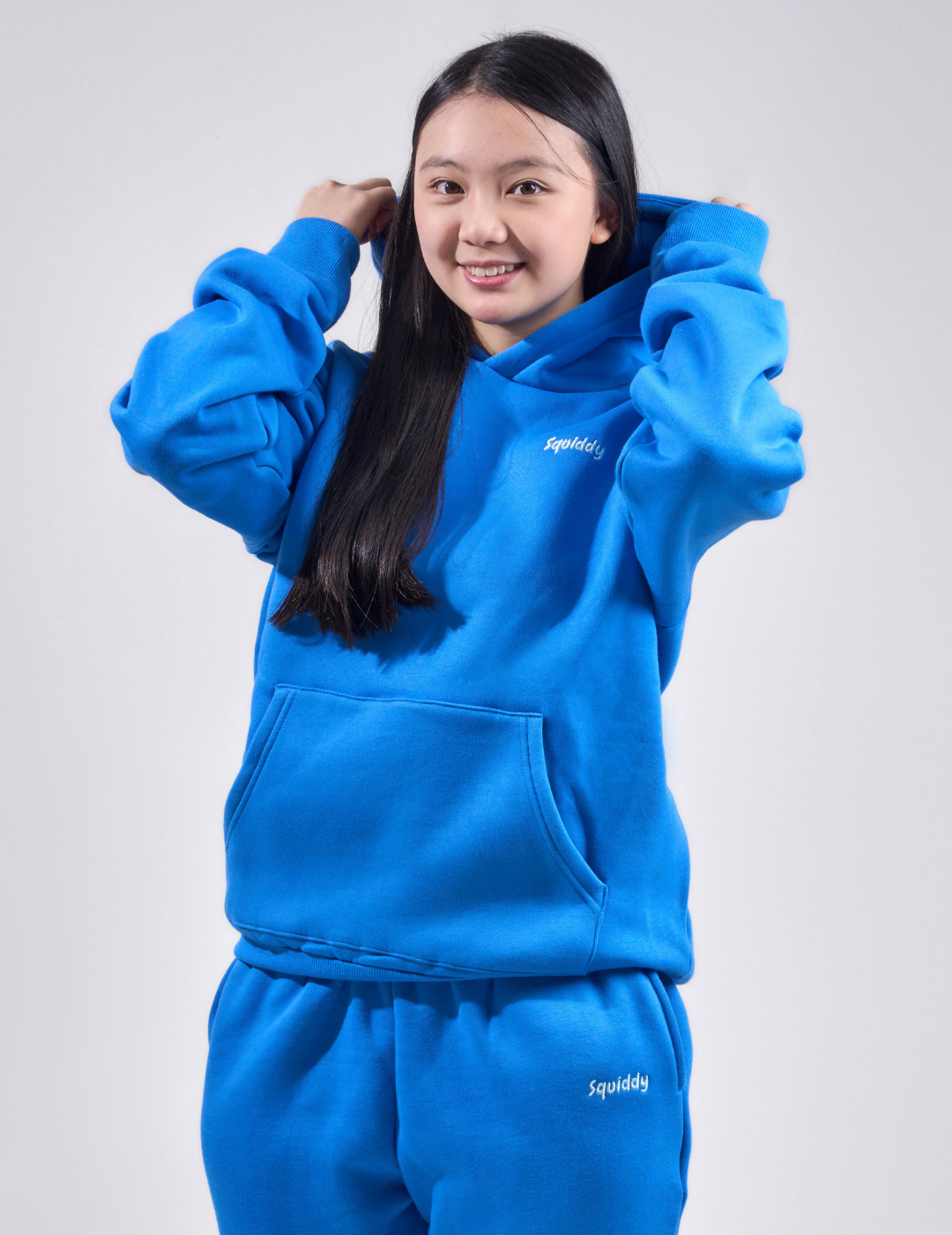 “Squiddy” Classic Hoodie - Squiddy - WeightedHoodiesWithBuiltinSquishiesOceanBlue3