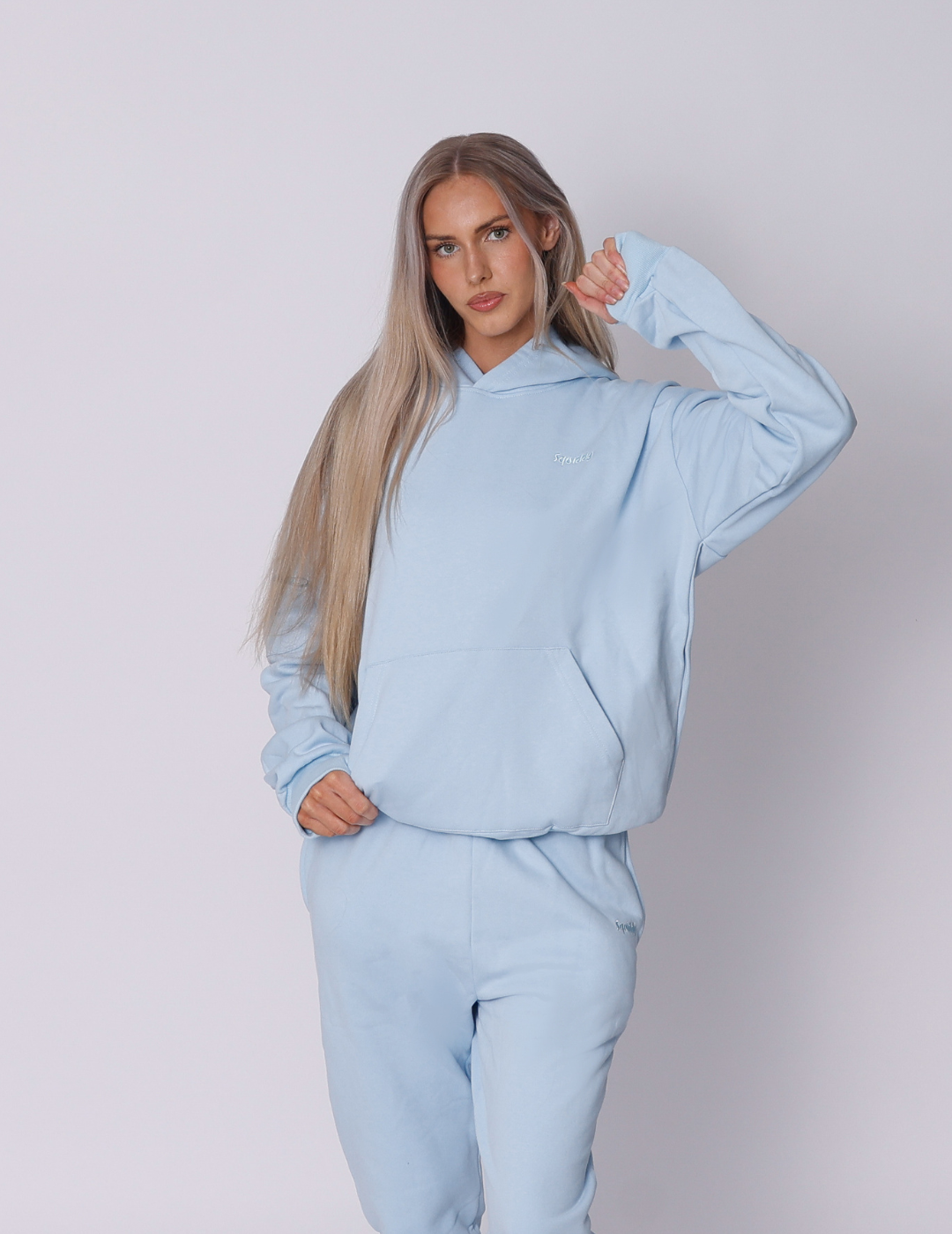 Squiddy Essential Hoodie Baby Blue - Weighted Hoodies With Builtin Squishies #Colour_Baby Blue