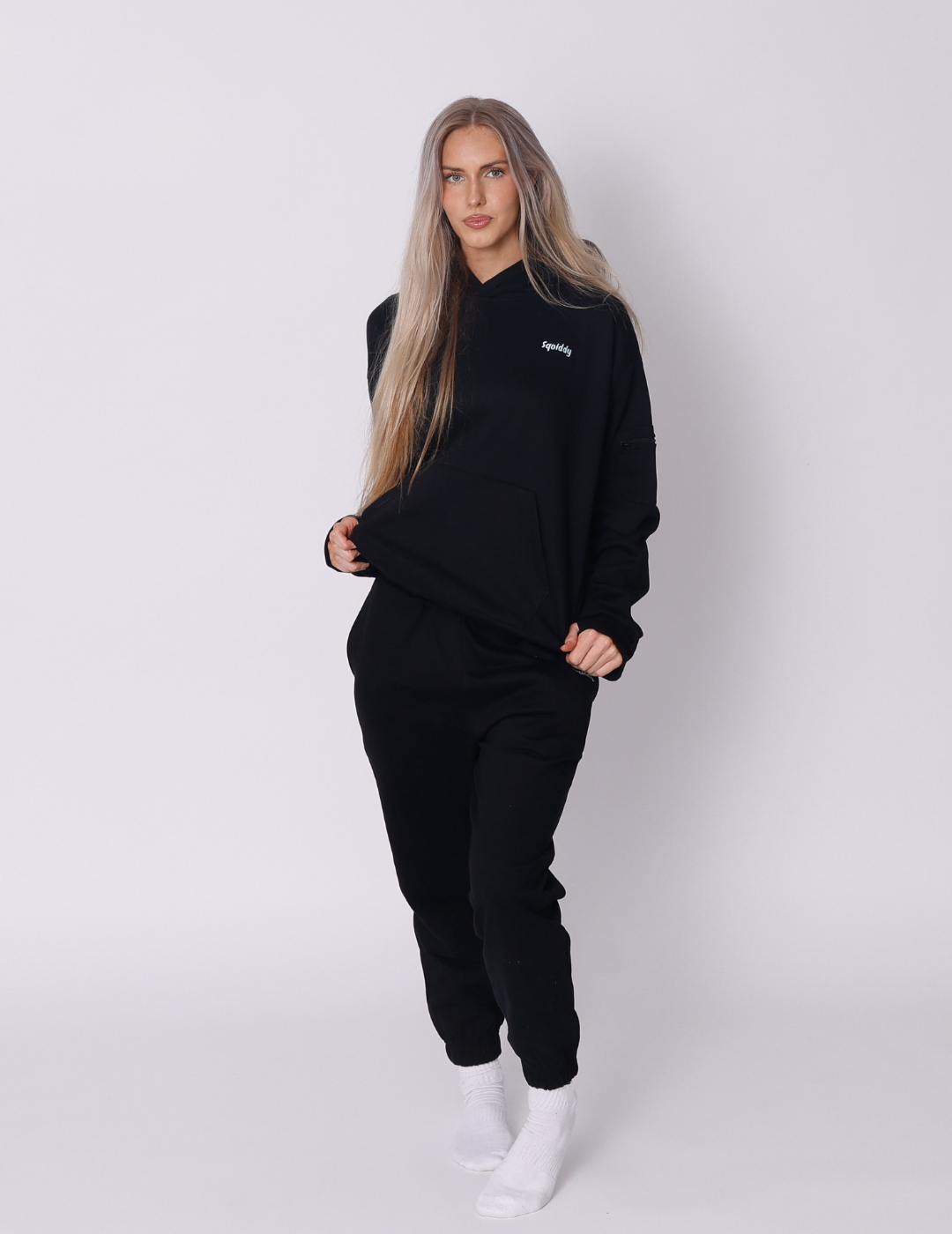 "Squiddy" Essential Hoodie-Squiddy #Colour_Black