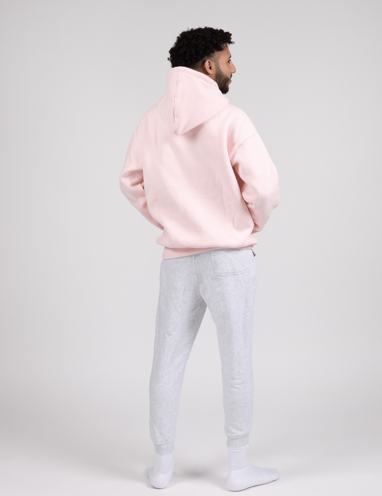 The Classic Squiddy Zip Hoodie - Squiddy - WeightedHoodiesWeightedSweatpantsWithBuiltinSquishies #Colour_Baby Pink