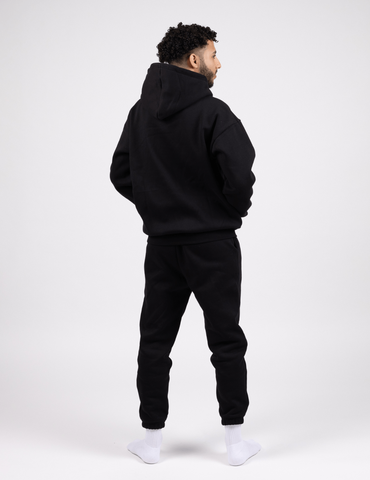 The Classic Squiddy Zip Hoodie - Squiddy - WeightedHoodiesWeightedSweatpantsWithBuiltinSquishies #Colour_Black