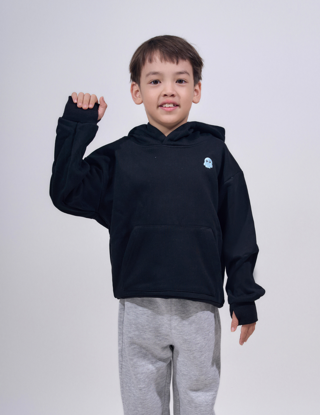 The Essential Kids Squiddy Hoodie-Hoodie-Squiddy #Colour_Black