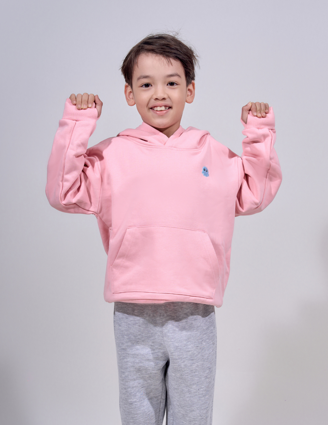 The Essential Kids Squiddy Hoodie Cotton Candy - Weighted Kids Hoodies With Builtin Squishies #Colour_Cotton Candy