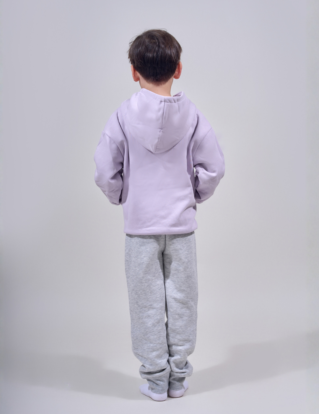 The Essential Kids Squiddy Hoodie Light Lavender - Weighted Kids Hoodies With Builtin Squishies #Colour_Light Lavender