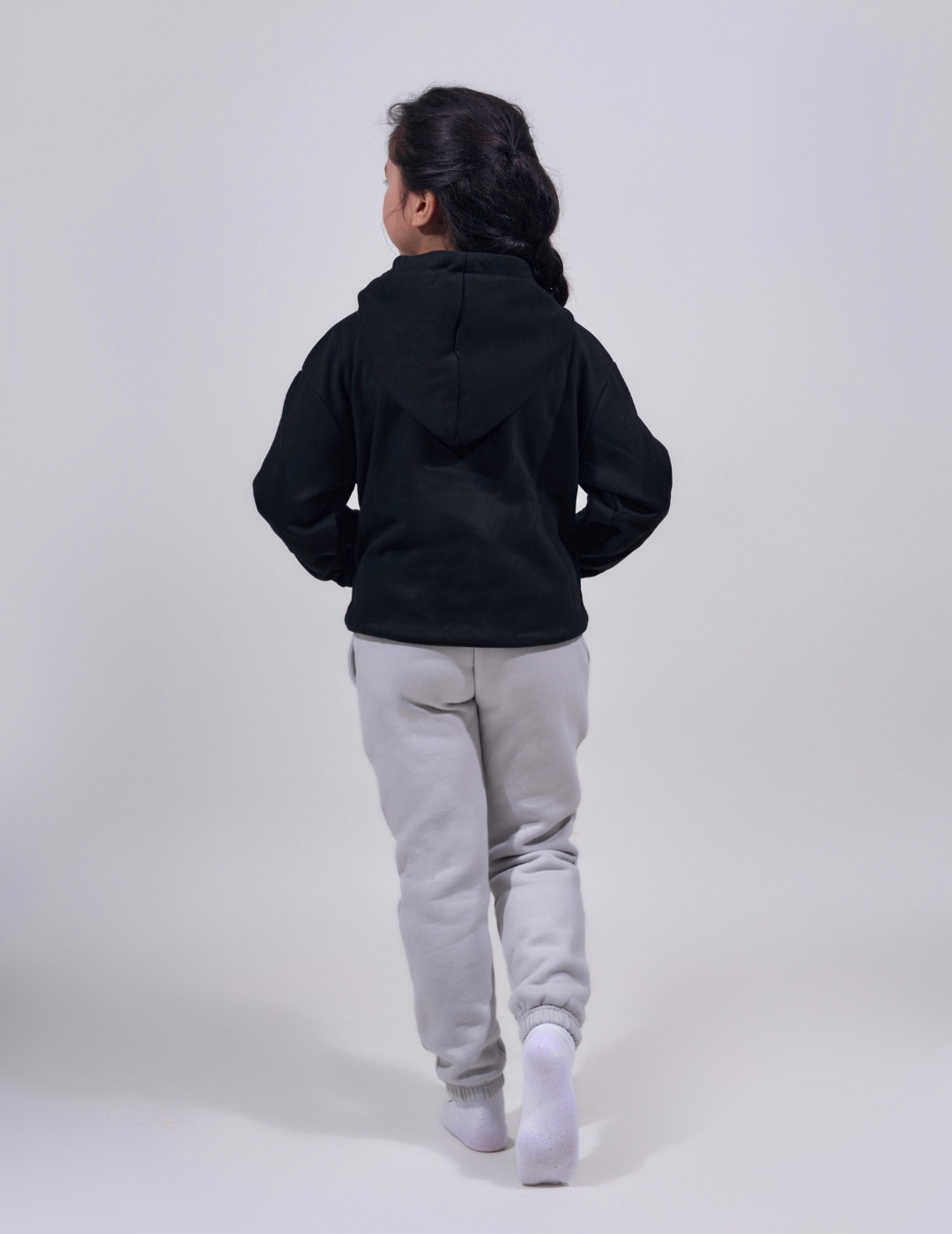The Essential Kids Squiddy Zip Hoodie-Zip Hoodie-Squiddy #Colour_Black