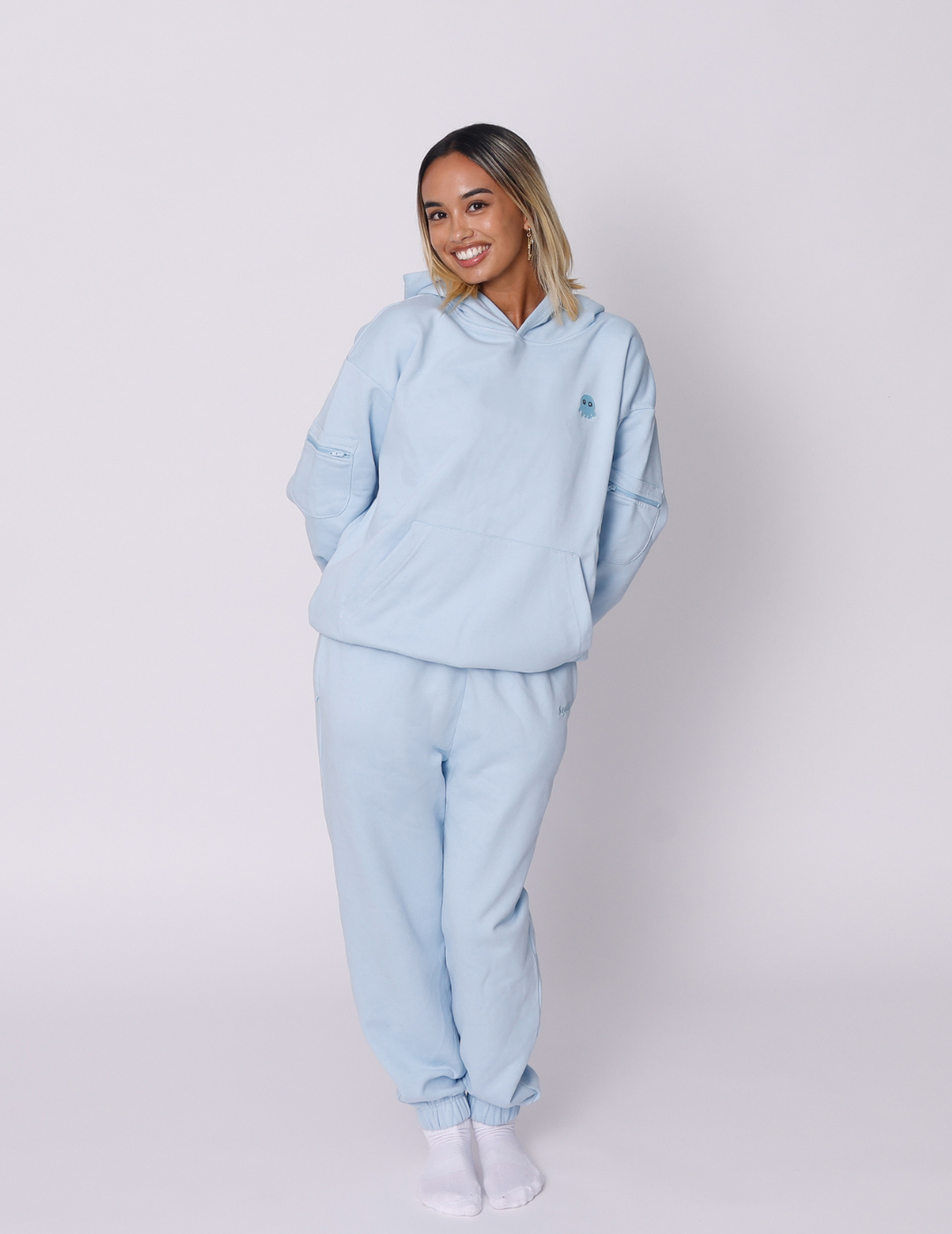 The Essential Squiddy Hoodie Baby Blue - Weighted Hoodies With Builtin Squishies #Colour_Baby Blue