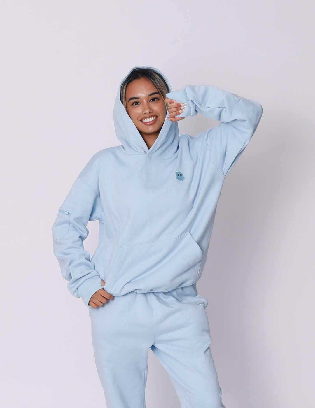 The Essential Squiddy Hoodie Baby Blue - Weighted Hoodies With Builtin Squishies #Colour_Baby Blue