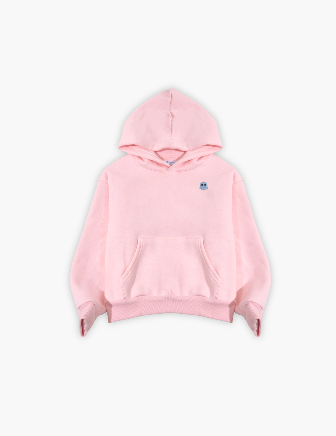The Classic Kids Squiddy Hoodie in Baby Pink- Weighted Kids Hoodie with built-in squishies in the cuffs