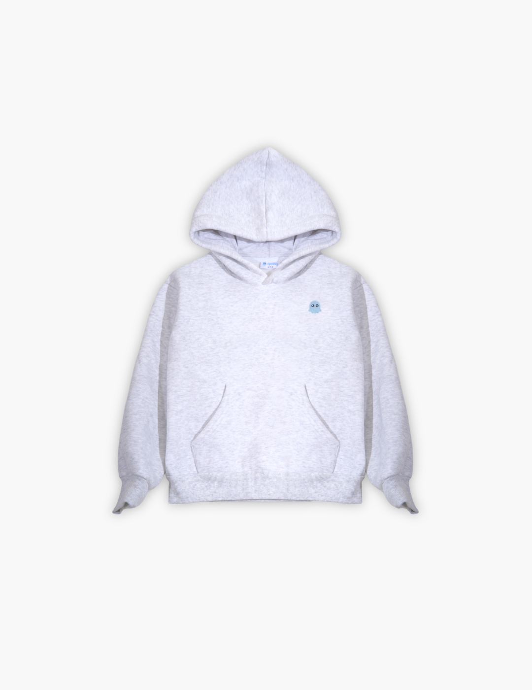The Classic Kids Squiddy Hoodie in Light Grey- Weighted Kids Hoodie with built-in squishies in the cuffs