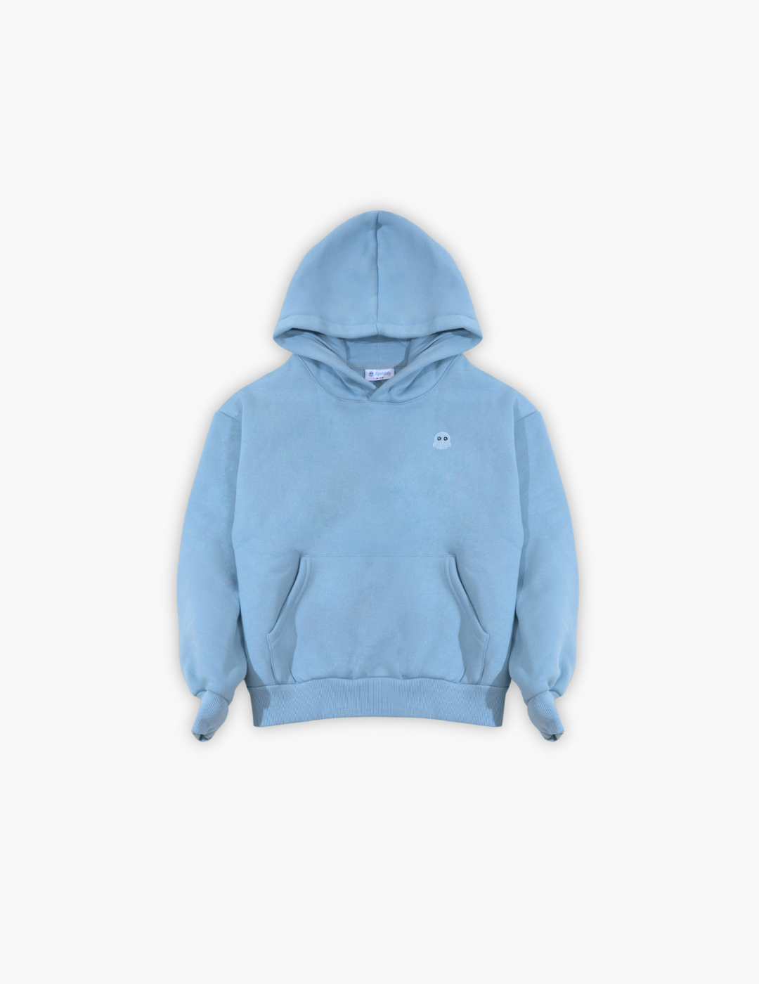 The Classic Kids Squiddy Hoodie in Sky Blue- Weighted Kids Hoodie with built-in squishies in the cuffs