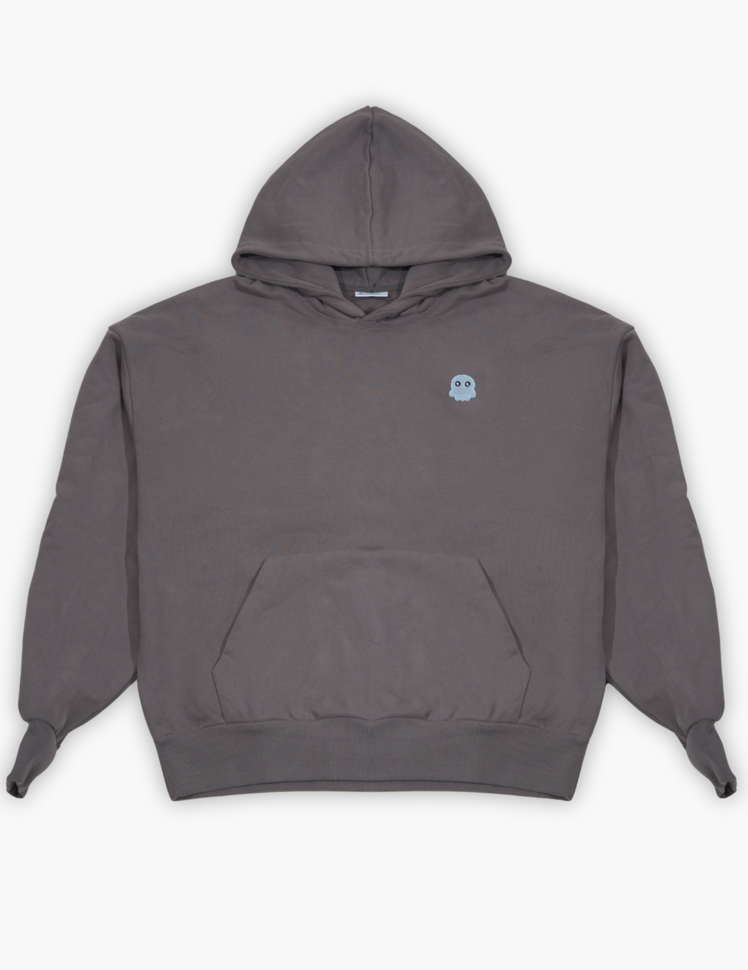 The Signature Squiddy Hoodie Steel Grey- Heavyweight Hoodie with built-in squishies in the cuffs, for stress and anxiety