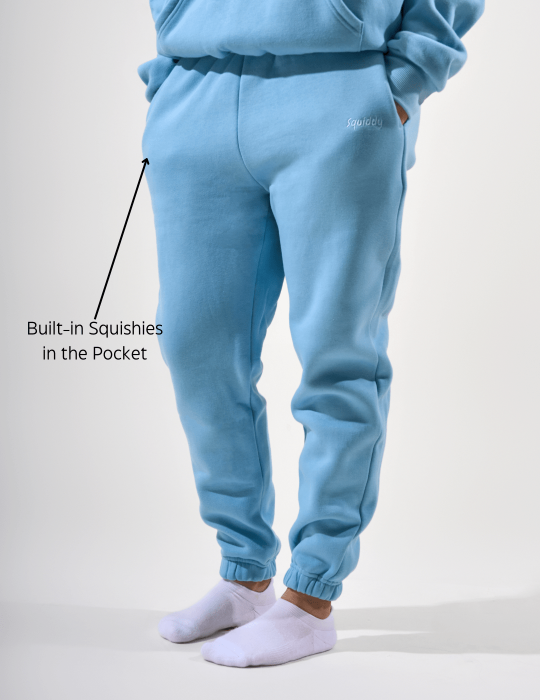 "Squiddy" Classic Sweatpants - Squiddy - WeightedHoodiesWeightedSweatpantsWithBuiltinSquishies