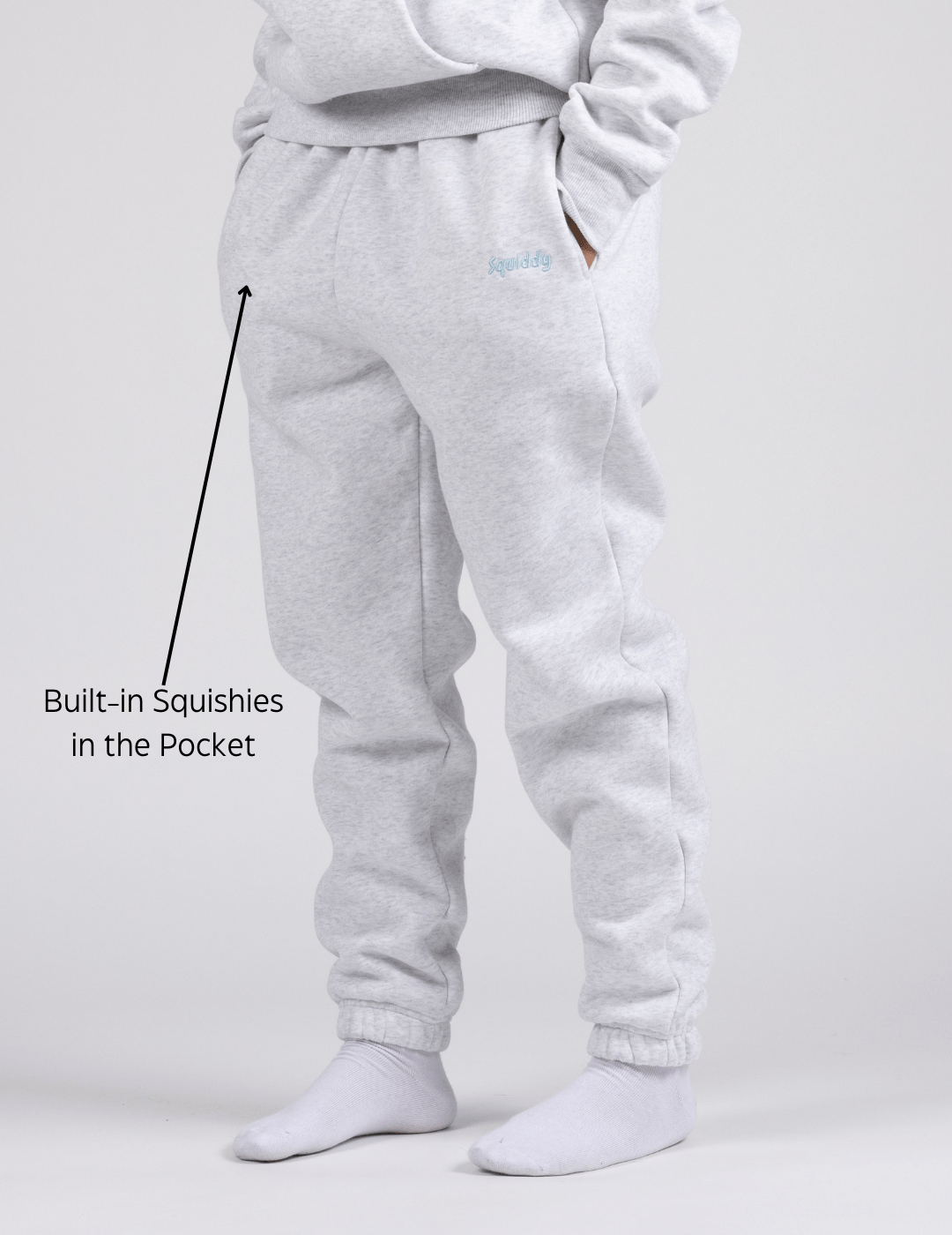 "Squiddy" Classic Sweatpants - Squiddy - WeightedHoodiesWeightedSweatpantsWithBuiltinSquishies