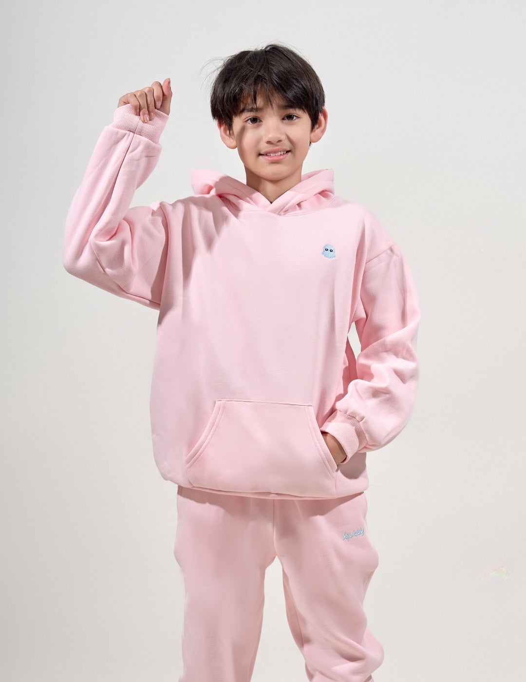 ClassicKidsHoodieBabyPink #Colour_Baby Pink