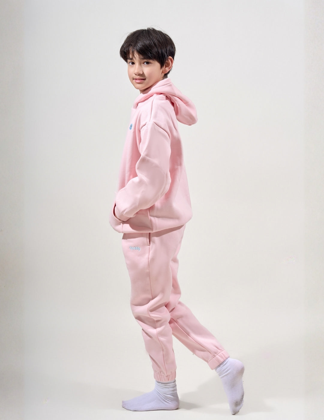 ClassicKidsHoodieBabyPink #Colour_Baby Pink