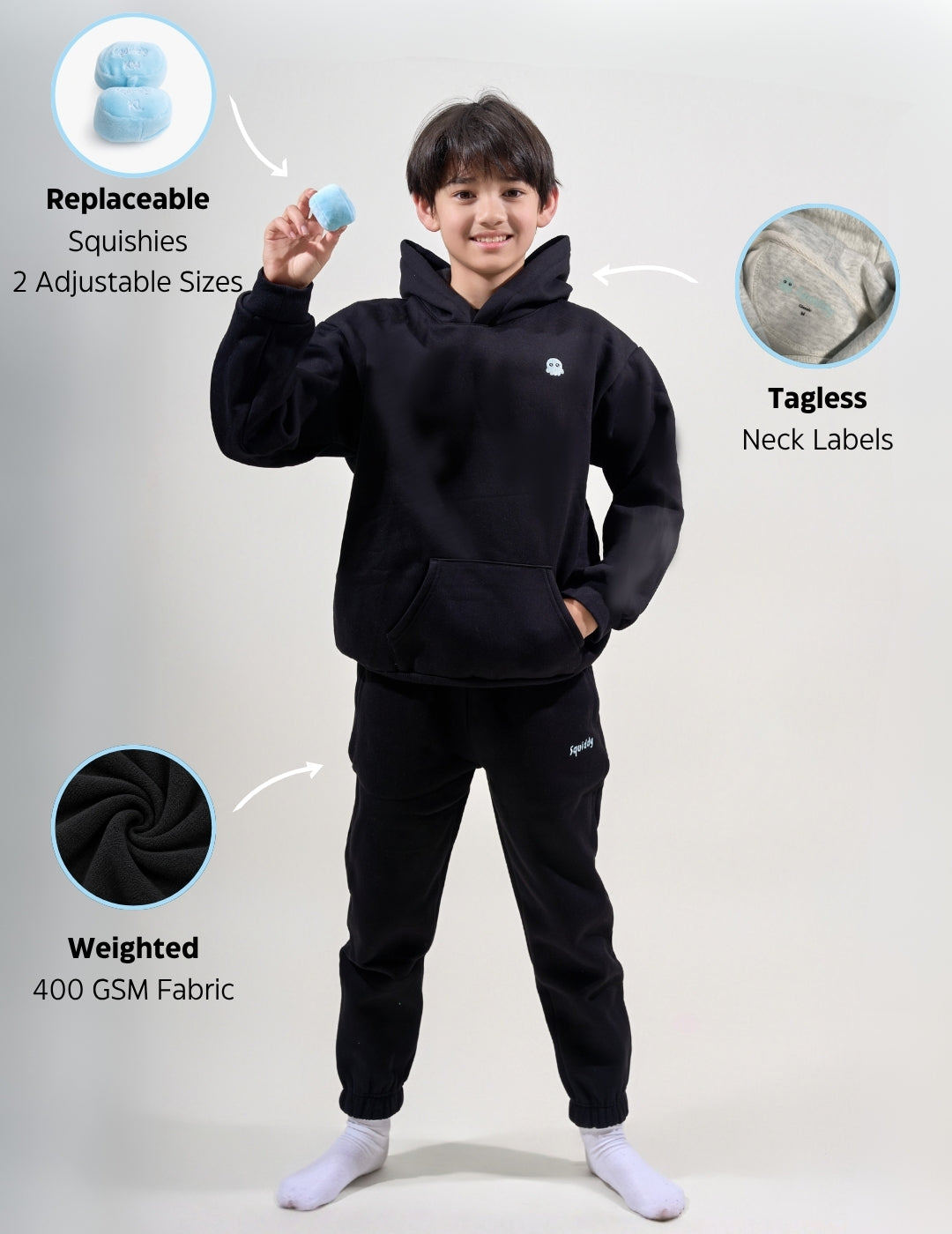 ClassicKidsHoodieBlack #Colour_Black