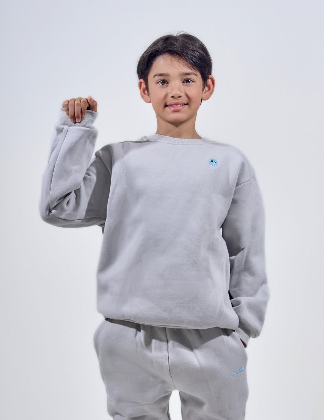 ClassicKidsCrewneckFogGrey1