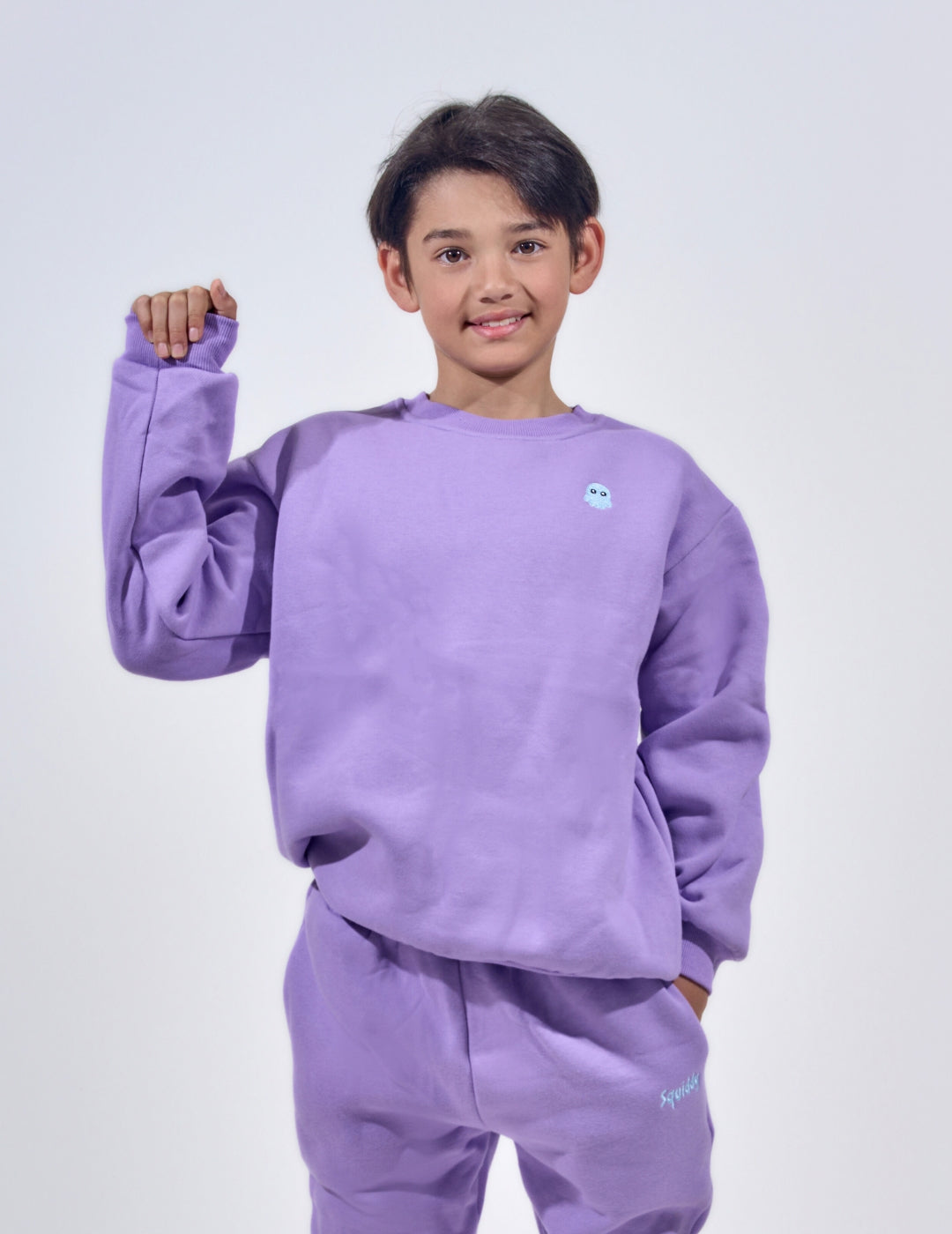ClassicKidsCrewneckLavenderPurple1