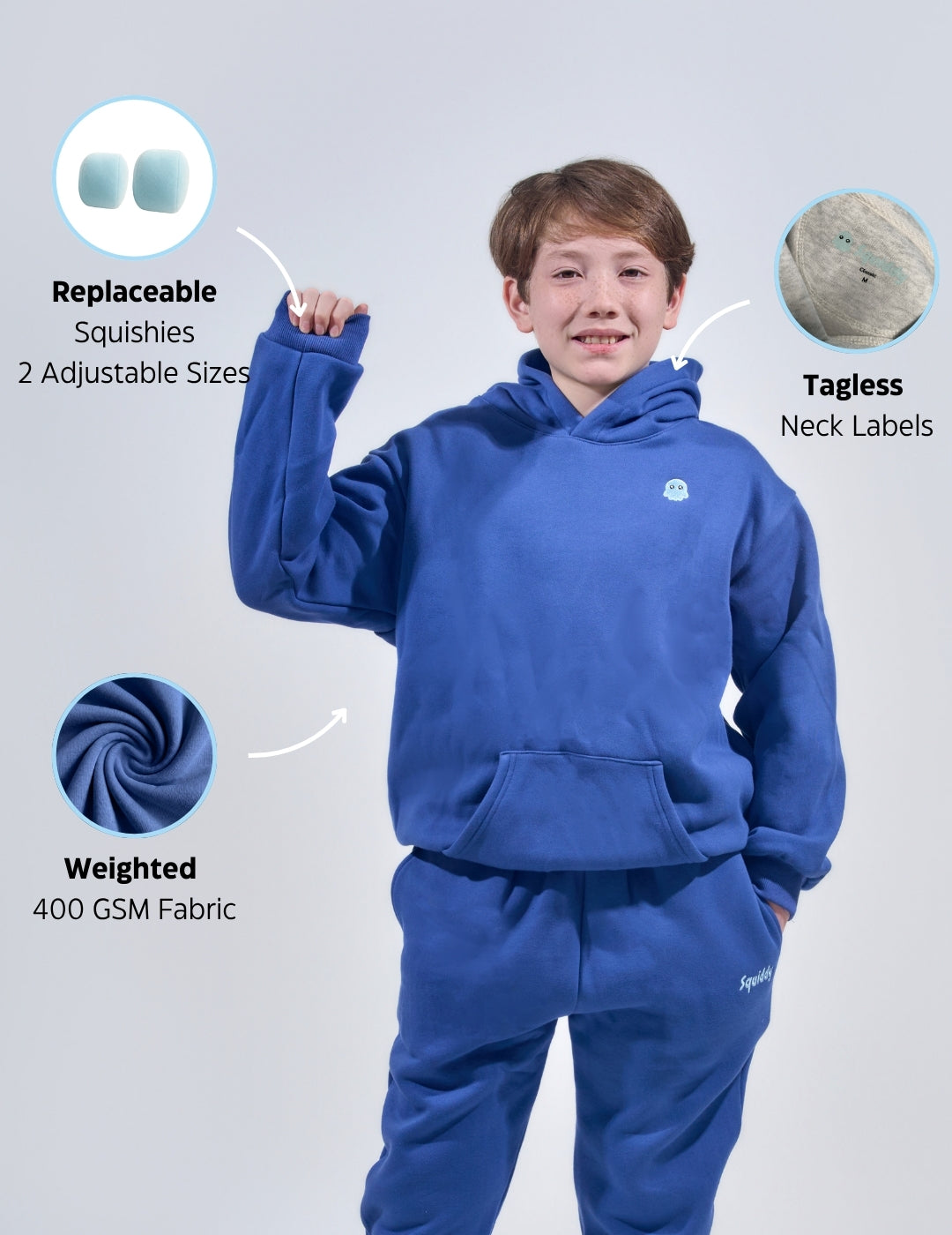 ClassicKidsHoodieNavyBlue #Colour_Navy Blue