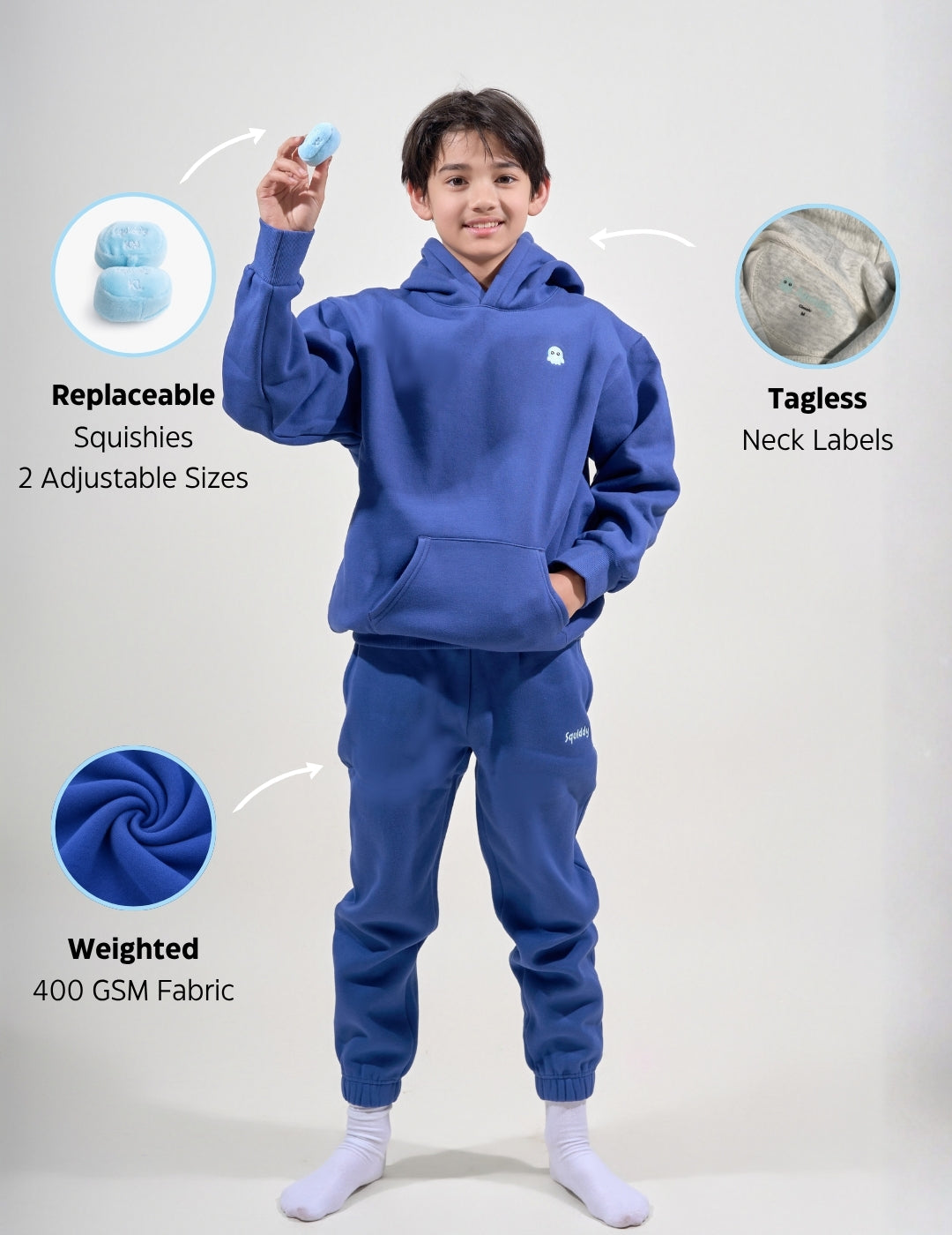 ClassicKidsHoodieNavyBlue #Colour_Navy Blue