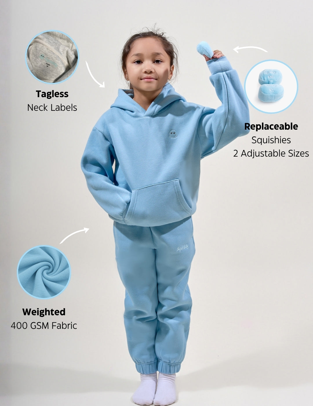 ClassicKidsHoodieSkyBlue #Colour_Sky Blue