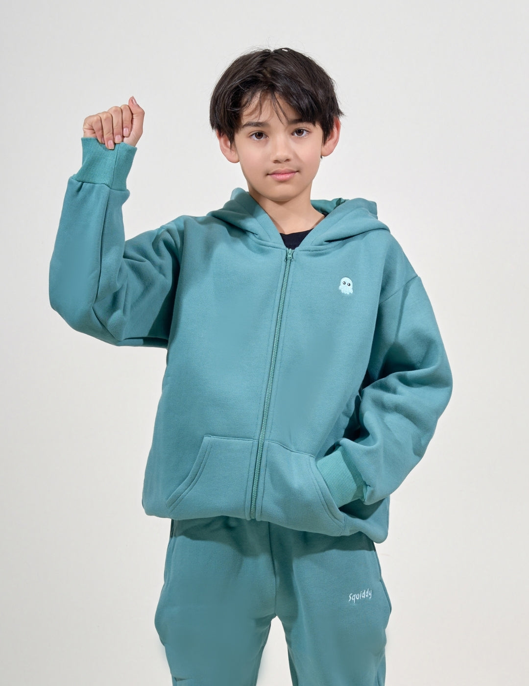 ClassicKidsZipTealGreen #Colour_Teal Green