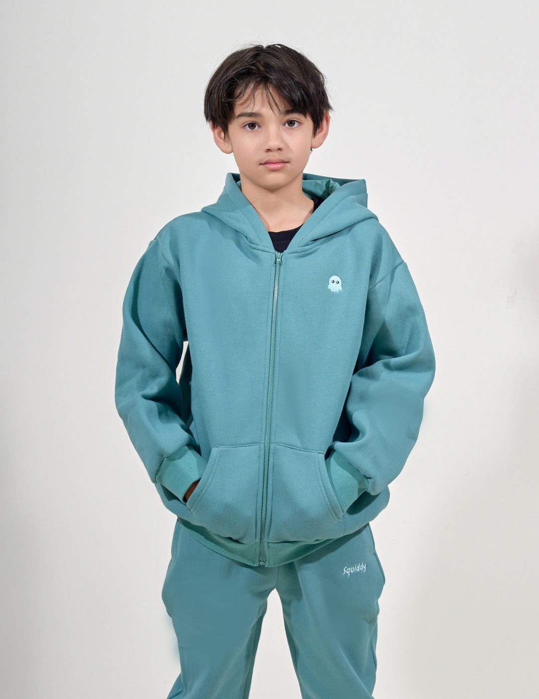 ClassicKidsZipTealGreen #Colour_Teal Green