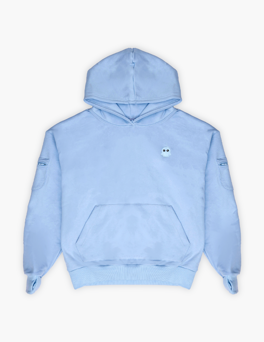 The Essential Squiddy Hoodie Baby Blue - Weighted Hoodies With Builtin Squishies Flats #Colour_Baby Blue