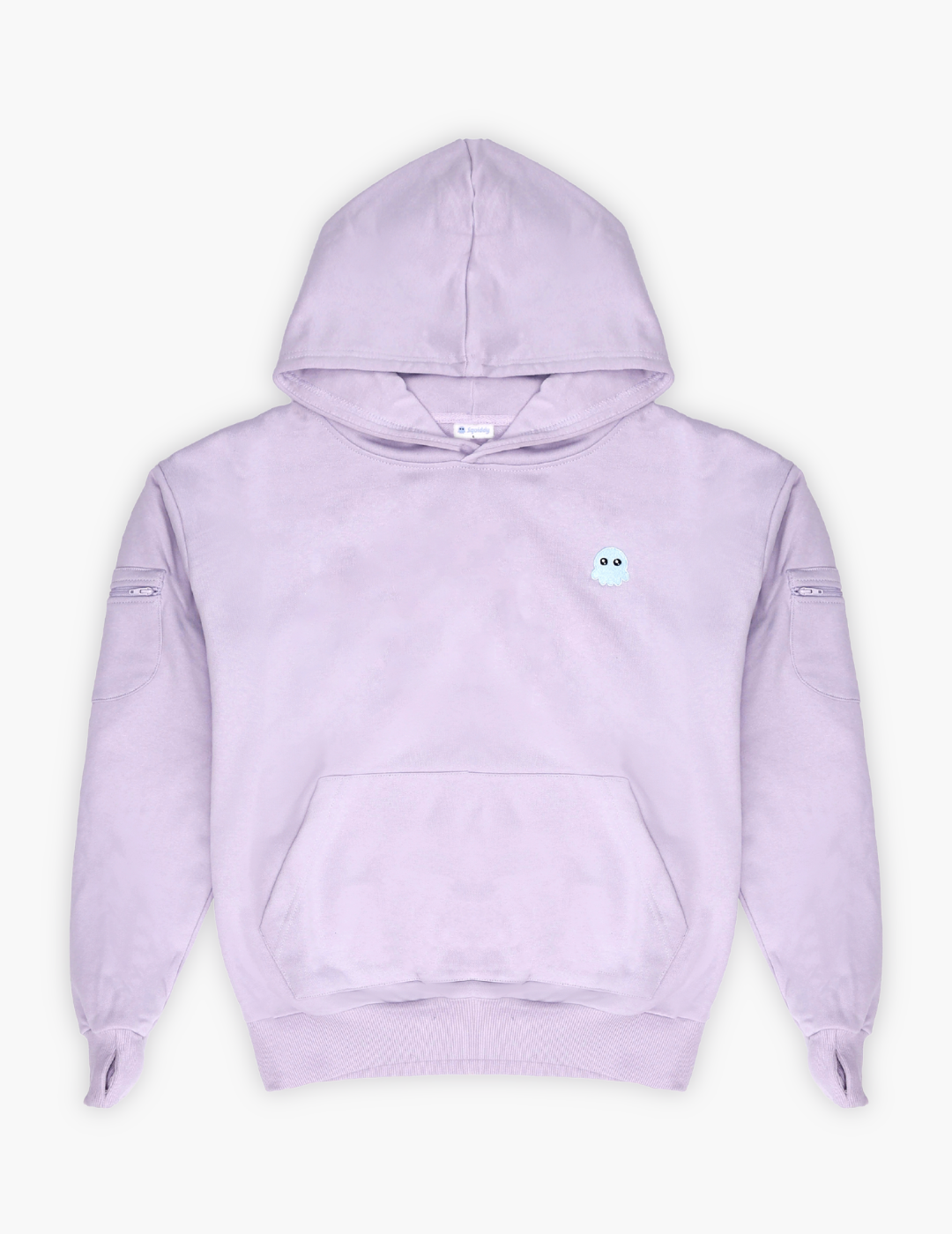The Essential Squiddy Hoodie Light Lavender - Weighted Hoodies With Builtin Squishies Flats